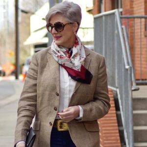 RACHEL ZOE 💯Silk Floral/Border Scarf BoxOfStyle